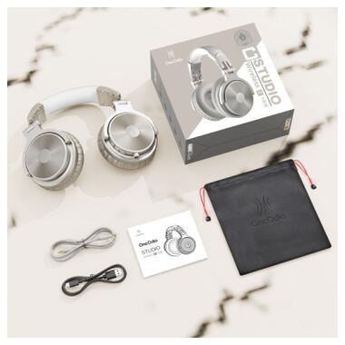 Наушники OneOdio Studio Pro C Bluetooth+3,5мм Silver (Pro C Silver) фото №4