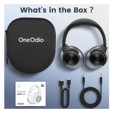 Гарнитура OneOdio A10 Bluetooth+3.5мм Black (A10 Black) фото №3