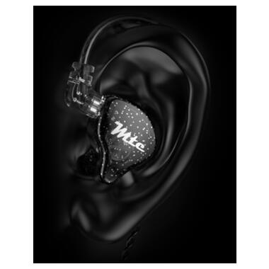 Динамічні навушники TRN MTE з мікрофоном (Чорний) фото №2