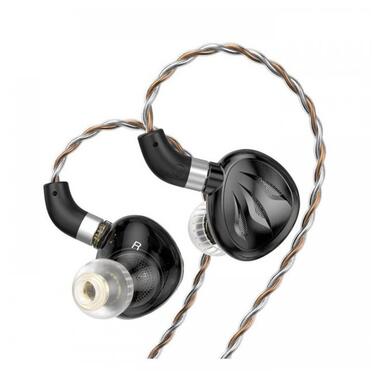Планарні навушники TRN RoseFinch зі змінним аудіороз'ємом 3,5 мм (Чорний) фото №4
