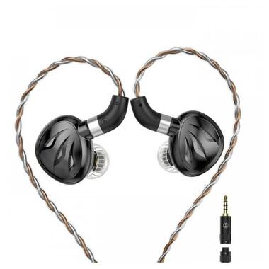 Планарні навушники TRN RoseFinch зі змінним аудіороз'ємом 3,5 мм (Чорний) фото №1