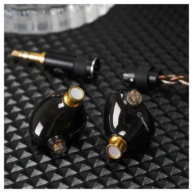 Планарні навушники TRN RoseFinch зі змінним аудіороз'ємом 3,5 мм (Чорний) фото №3