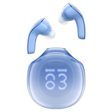 Безпровідні навушники ACEFAST T9 Crystal Bluetooth 5.3 Glacier Blue (6974316282525) фото №1