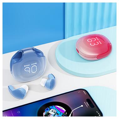 Безпровідні навушники ACEFAST T9 Crystal Bluetooth 5.3 Glacier Blue (6974316282525) фото №4