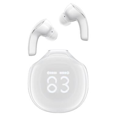 Безпровідні навушники ACEFAST T9 Crystal Bluetooth 5.3 Porcelain White (6974316282549) фото №1