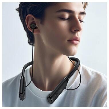 Беспроводные спортивные наушники ACEFAST N7 neck hanging wireless earphones Black (6974316285663) фото №8