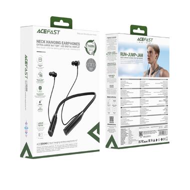 Беспроводные спортивные наушники ACEFAST N7 neck hanging wireless earphones Black (6974316285663) фото №2