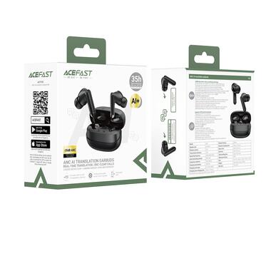 Беспроводные наушники TWS ACEFAST W8 AI translation Black (6974316286165) фото №2