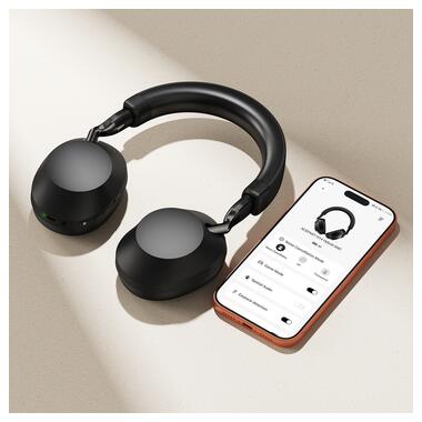 Беспроводные накладные наушники ACEFAST H14 hybrid ANC wireless headset Black (6974316286264) фото №7