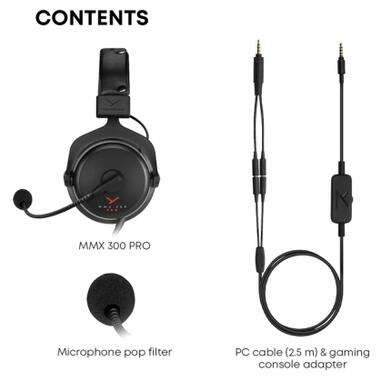 Наушники Beyerdynamic MMX 300 PRO Black (531486) фото №5