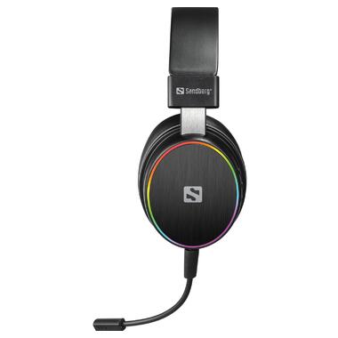 Ігрова гарнітура Sandberg HeroBlaster Bluetooth Led Headset (126-42) фото №2