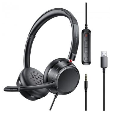 Дротові навушники Tribit CallElite BTH83 з мікрофоном і шумозаглушенням (Чорний) фото №1