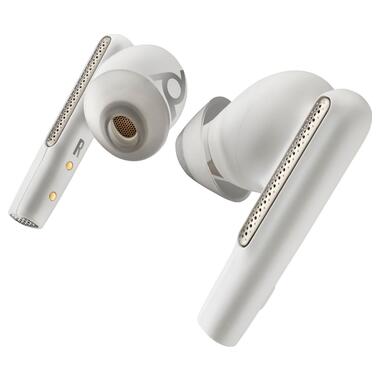 Навушники з мікрофоном Poly TWS Voyager Free 60+ Earbuds + BT700C + TSCHC White (7Y8G6AA) фото №3