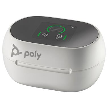 Навушники з мікрофоном Poly TWS Voyager Free 60+ Earbuds + BT700C + TSCHC White (7Y8G6AA) фото №6
