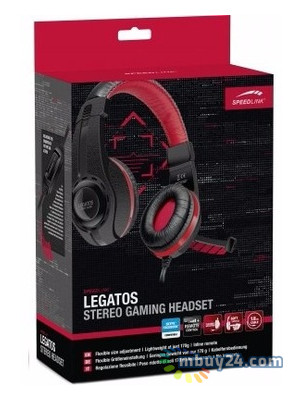 Навушники Speedlink Legatos Stereo Gaming Headset Black (SL-860000-BK) фото №4