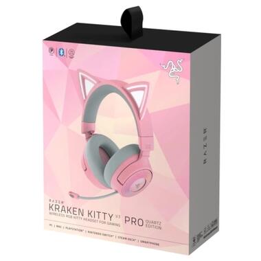 Наушники Razer Kraken Kitty V3 PRO Quartz USB Pink (RZ04-05170200-R3M1) фото №7