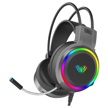 Гарнітура Aula S608 Wired Gaming Headset Black (6948391235509) фото №1