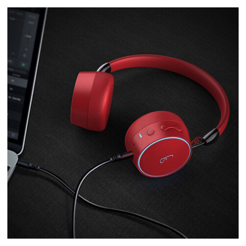 Беспроводные Bluetooth стерео наушники Gorsun GS-E95, Красный фото №2