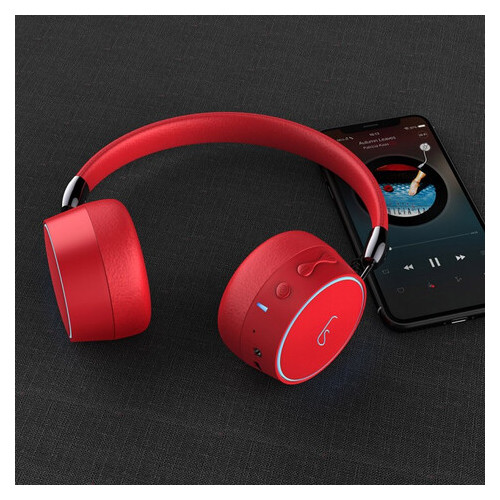 Беспроводные Bluetooth стерео наушники Gorsun GS-E95, Красный фото №4