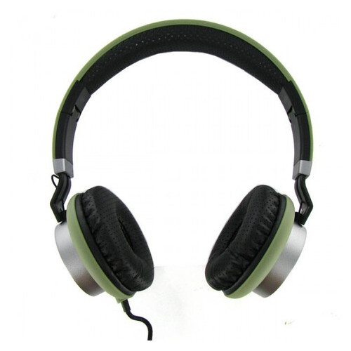 Проводные наушники Gorsun GS-789 с микрофоном, Тёмно-зелёный фото №2