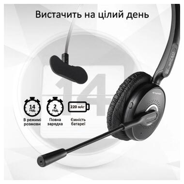 Наушники Promate Engage Black (engage.black) фото №4