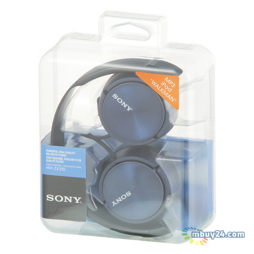 Навушники Sony MDR-ZX310 Blue фото №3