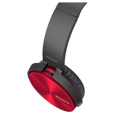 Навушники Sony MDR-XB450AP Red фото №3
