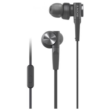 Навушники з мікрофоном Sony MDR-XB55AP Black фото №1