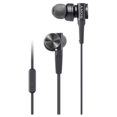 Навушники з мікрофоном Sony MDR-XB75AP Black фото №1
