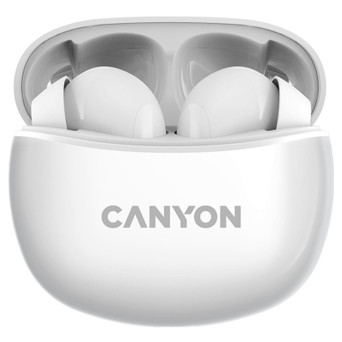 Навушники Canyon TWS-5 White (CNS-TWS5W) фото №1