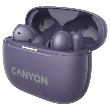Bluetooth-гарнітура Canyon OnGo TWS-10 ANC ENC Purple (CNS-TWS10PL) фото №4