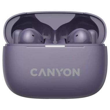Bluetooth-гарнітура Canyon OnGo TWS-10 ANC ENC Purple (CNS-TWS10PL) фото №5