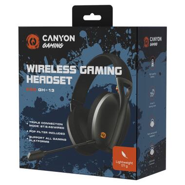 Навушники Canyon GH-13 Ego Wireless Gaming 7.1 Black (CND-SGHS13B) фото №8