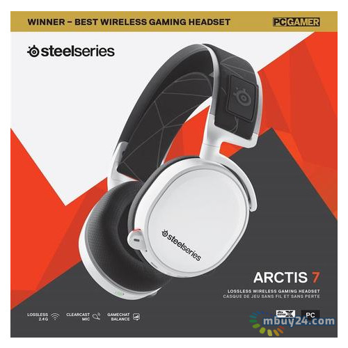 Навушники SteelSeries Arctis 7 2019 Edition White (61508) фото №4