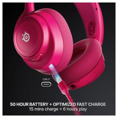 Наушники SteelSeries Arctis Nova 7 Gen 2 Wireless Magenta (61732) фото №7