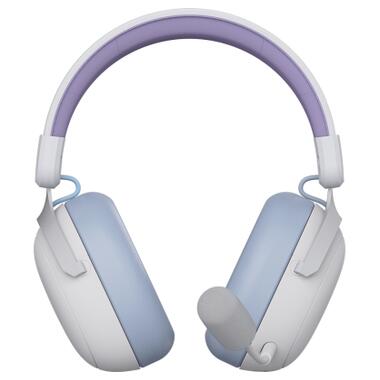 Наушники Ajazz AHM08 MAX 3-Mode White/Purple (AHM08-MAX-PWB) фото №2