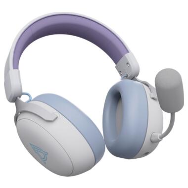 Наушники Ajazz AHM08 MAX 3-Mode White/Purple (AHM08-MAX-PWB) фото №5