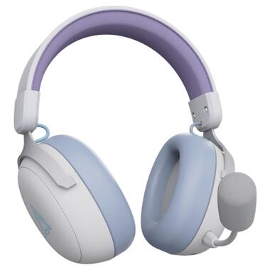 Наушники Ajazz AHM08 MAX 3-Mode White/Purple (AHM08-MAX-PWB) фото №4