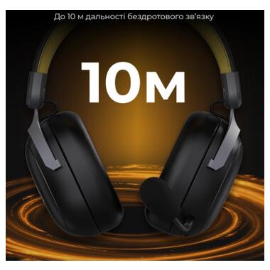 Наушники Ajazz AHM08 MAX 3-Mode Black (AHM08-MAX-BGY) фото №12