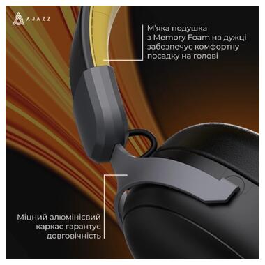 Наушники Ajazz AHM08 MAX 3-Mode Black (AHM08-MAX-BGY) фото №11