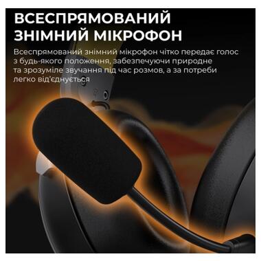 Наушники Ajazz AHM08 MAX 3-Mode Black (AHM08-MAX-BGY) фото №10