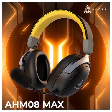Наушники Ajazz AHM08 MAX 3-Mode Black (AHM08-MAX-BGY) фото №2