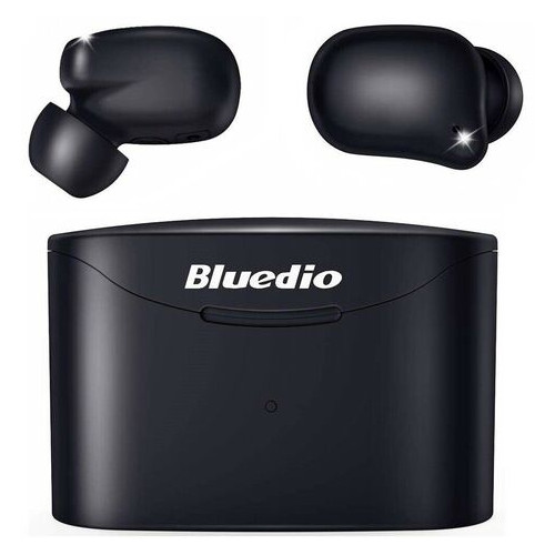 Наушники Bluedio T Elf 2 с зарядным боксом (Черный) фото №4