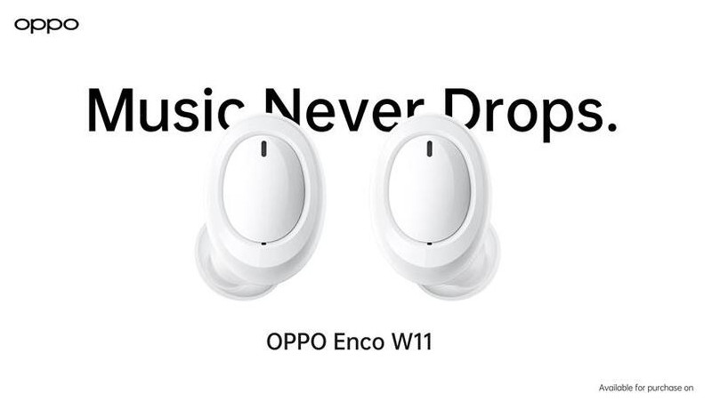 Наушники Oppo Enco W11 White (ETI41 WHITE) фото №4