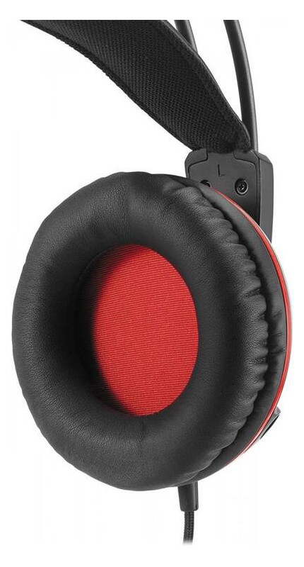 Навушники Asus Cerberus iCafe Black/Red (90YH0061-B1UC00) фото №6
