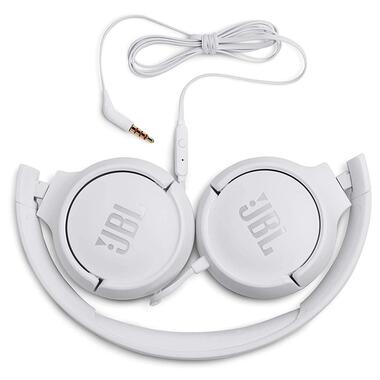 Дротові навушники JBL T500 White (JBLT500WHT) фото №3
