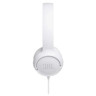 Дротові навушники JBL T500 White (JBLT500WHT) фото №2