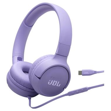 Наушники JBL Tune 520C USB-C Purple (JBLT520CPUR) фото №1