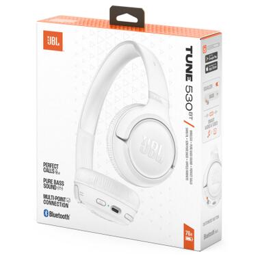Наушники JBL Tune 530BT White (JBLT530BTWHTEU) фото №10