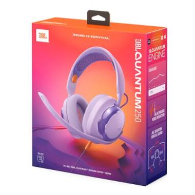 Наушники JBL Quantum 250 Purple (JBLQTUM250PUR) фото №6